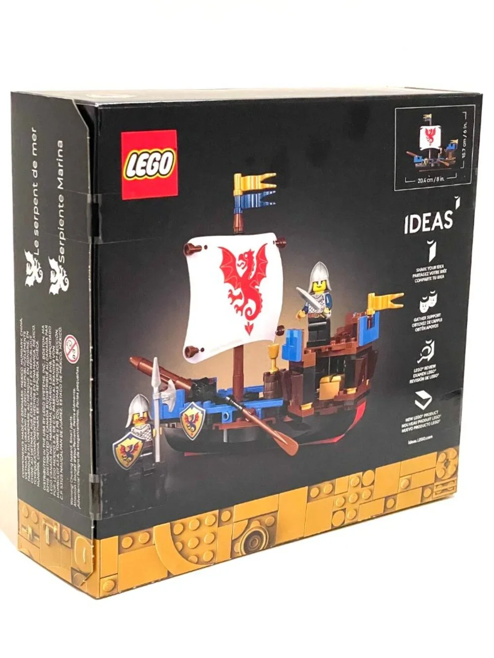 LEGO IDEAS 40912 Sea Serpent NIB NEW SEALED in Hand